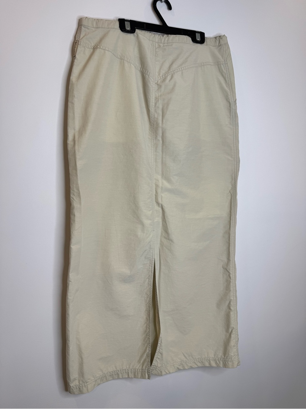 Vintage Utility Cargo Midi Skirt Beige Gorpcore Hiking Outdoor Minimalist Pocket - Picture 6 of 8